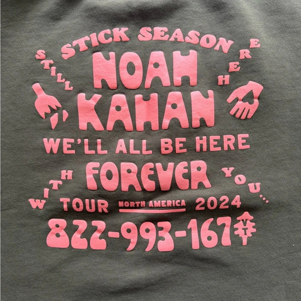 NOAH KAHAN Olive Green Crewneck Sweatshirt - XL - Picture 5 of 5
